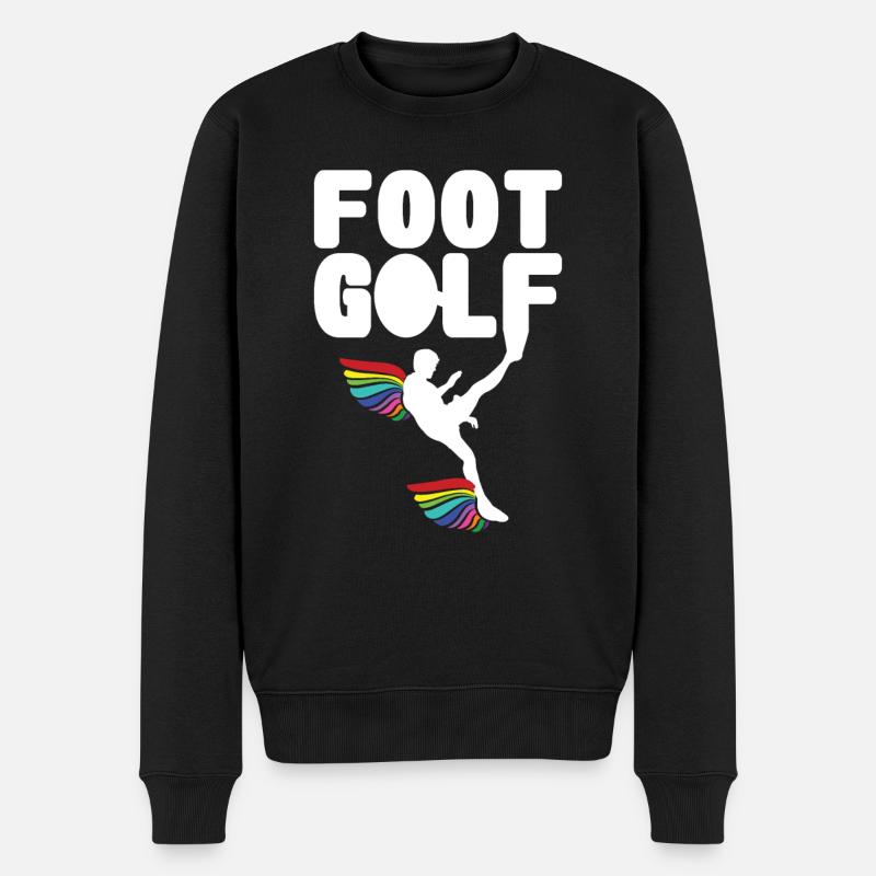 Golf à pied - Pull Premium bio Homme - noir