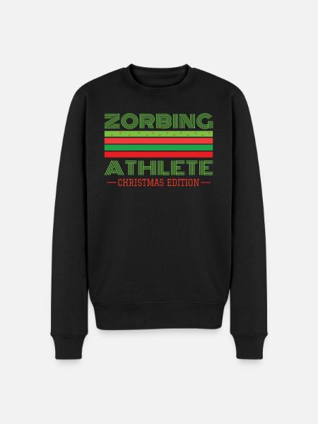 Zorbing Athlete - Men's Premium Organic Jumper - black