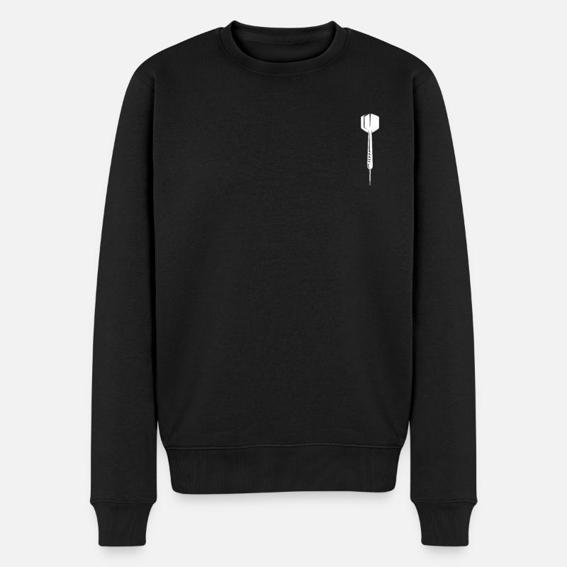 Fléchette minimale - Pull Premium bio Homme - noir
