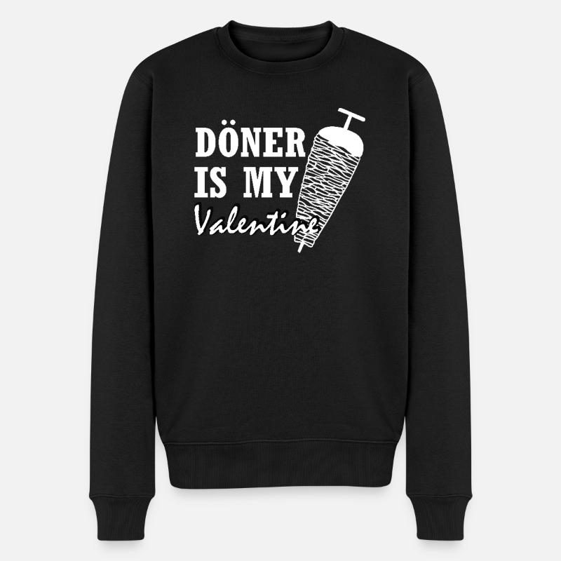 Döner est mon Valentin - Pull Premium bio Homme - noir