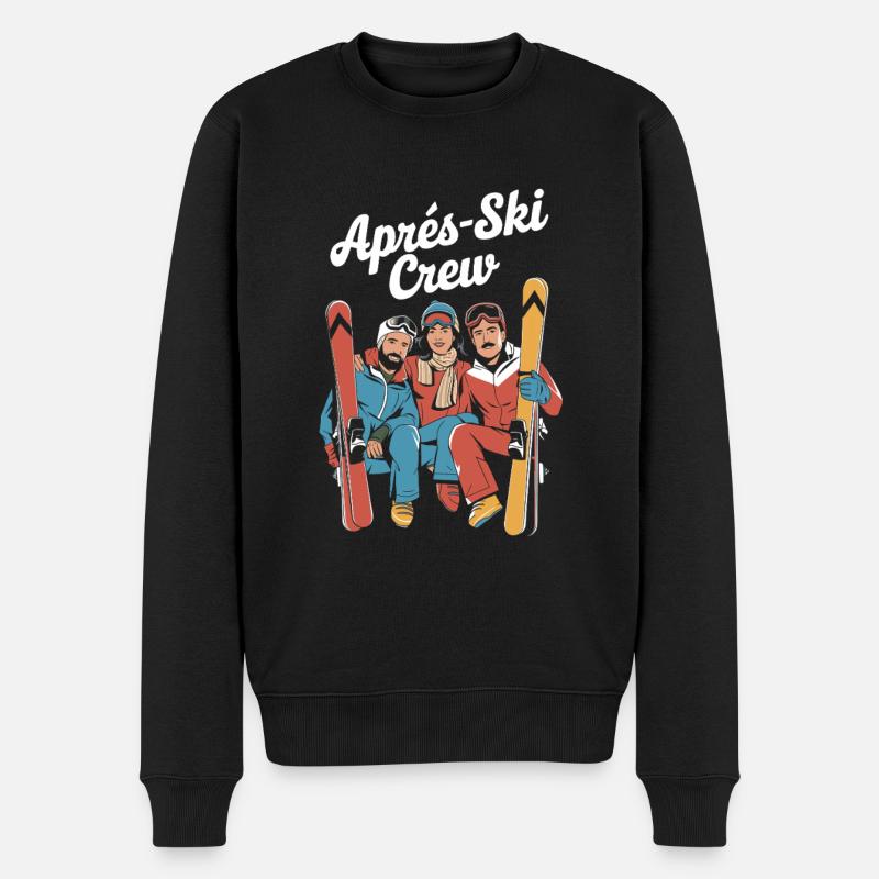 Apres Ski Party Outfit - Männer Premium Bio Pullover - Schwarz
