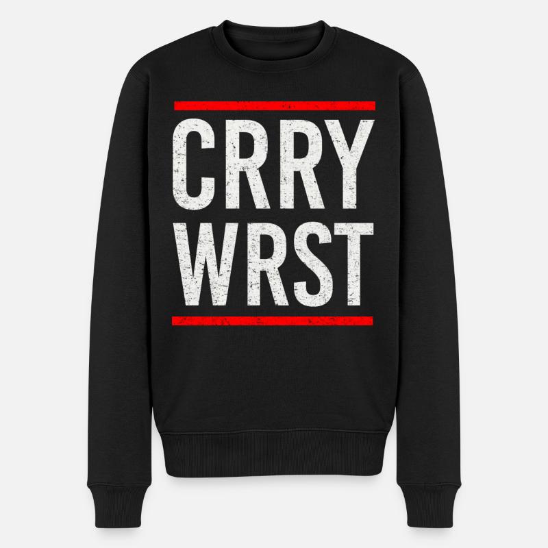 Currywurst Design in HipHop Style - Pull Premium bio Homme - noir