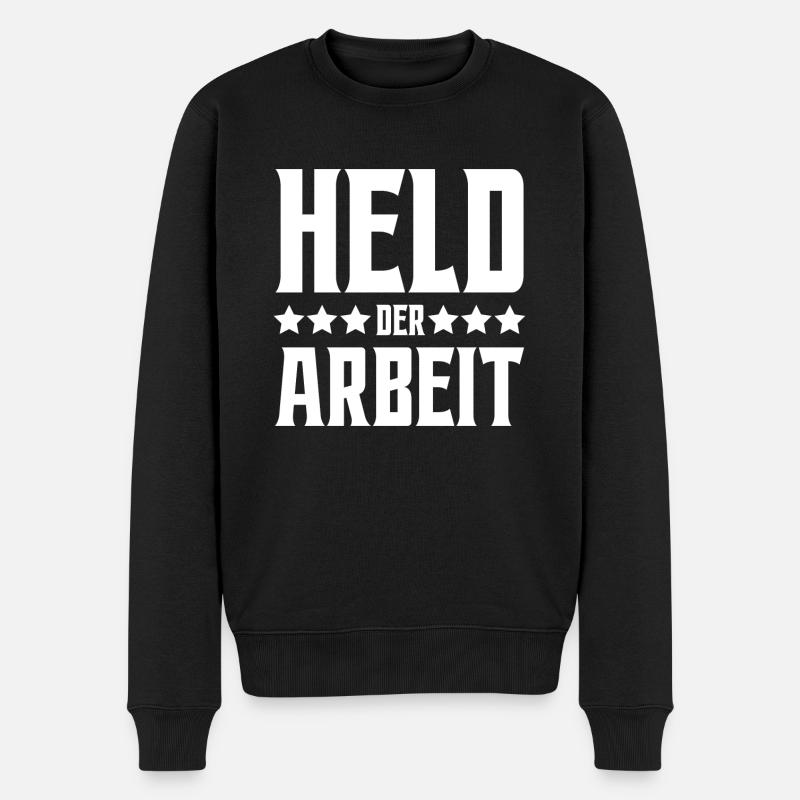 Héros du travail - Pull Premium bio Homme - noir