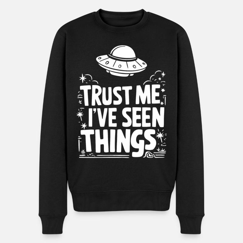 Alien UFO Aliens Außerirdischer - Pull Premium bio Homme - noir