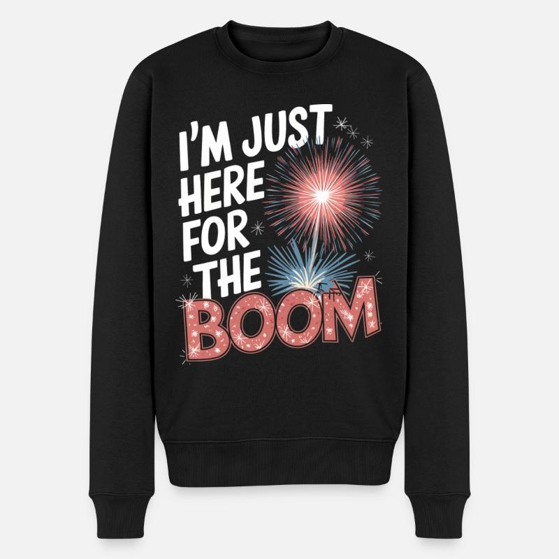 Pyrotechnics Fireworks Pyrotechnics - Men's Premium Organic Jumper - black