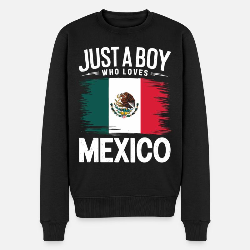 Mexique Mexique Mexicain Espagnol - Pull Premium bio Homme - noir