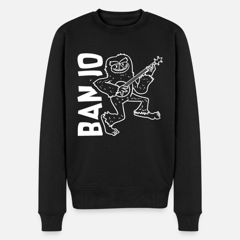 banjo - Pull Premium bio Homme - noir