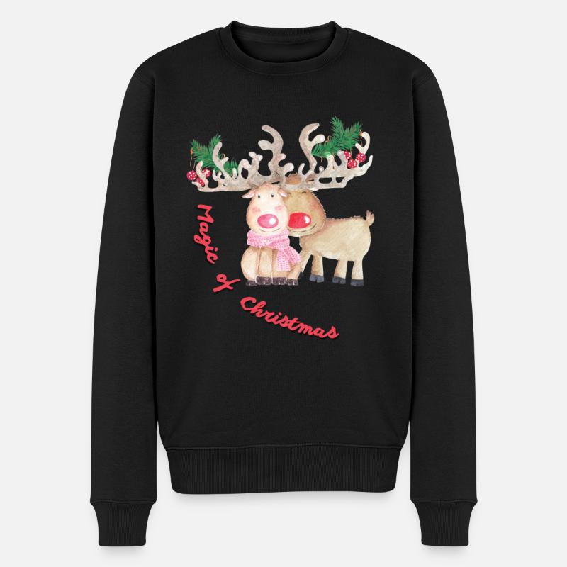 Magie de Noël - Pull Premium bio Homme - noir