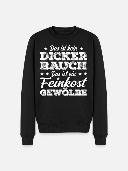 Feinkostgewölbe Charme - Männer Premium Bio Pullover - Schwarz