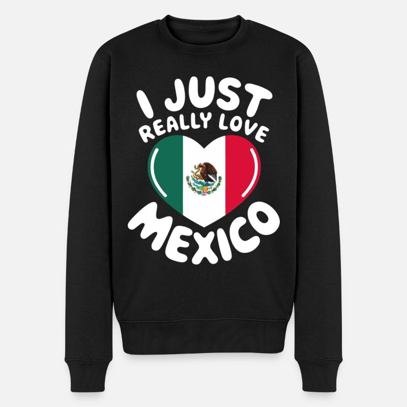 Mexique Mexique Mexicain Espagnol - Pull Premium bio Homme - noir