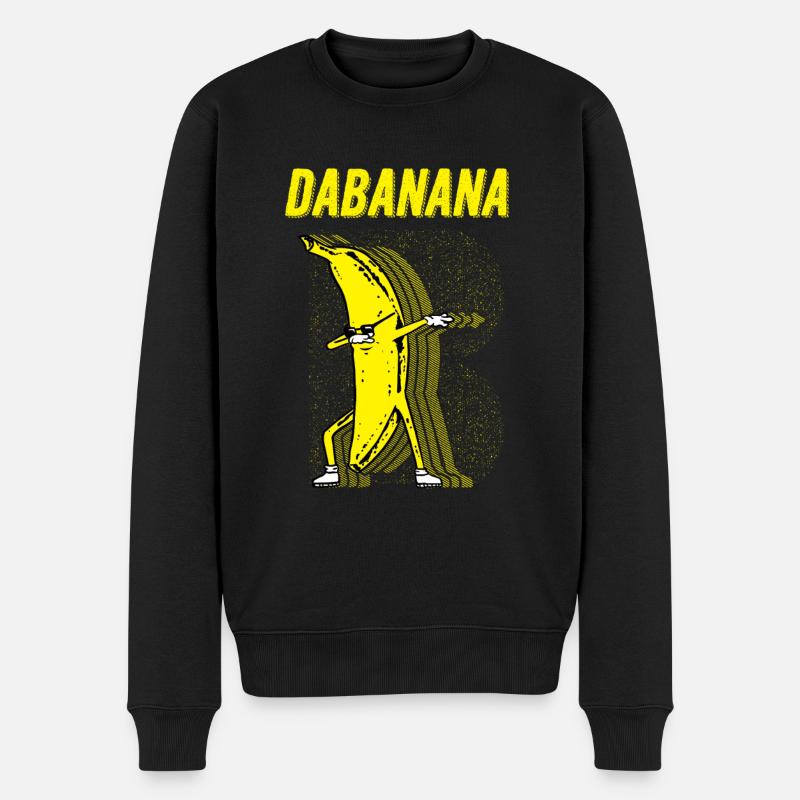 Dabanana - Pull Premium bio Homme - noir