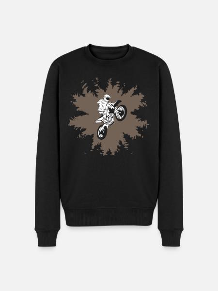 Love is Nature Motocross - Men's Premium Organic Jumper - black