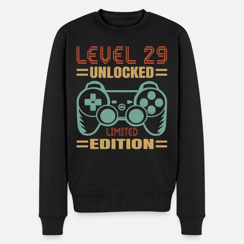 Niveau d’anniversaire 29 débloqué - Pull Premium bio Homme - noir