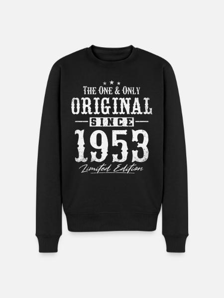 Original since 1953 - Men's Premium Organic Jumper - black