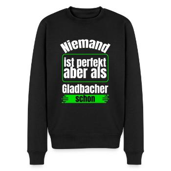 Mönchengladbach Gladbacher - Men's Premium Organic Jumper - black - Front - Nico (187cm)