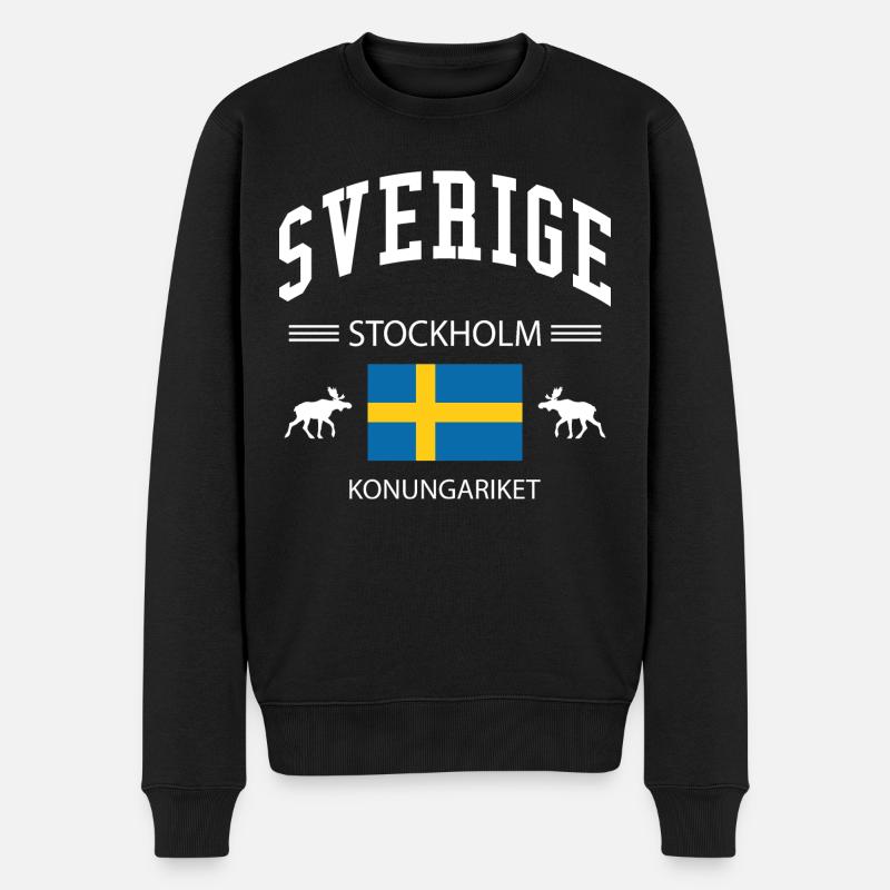 Suède - Pull Premium bio Homme - noir