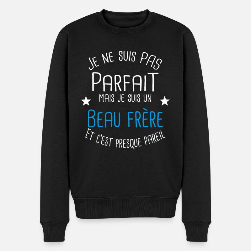 Beau frère - Pull Premium bio Homme - noir