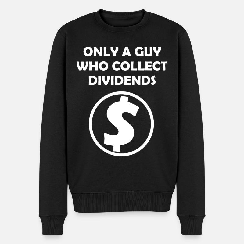 Der Renditejäger - Männer Premium Bio Pullover - Schwarz