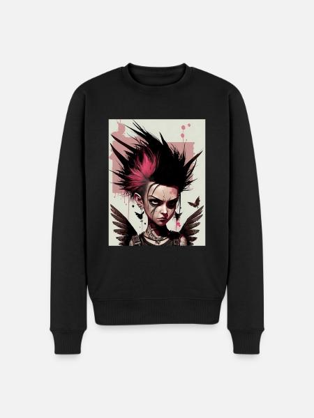 Fée punk cool - Pull Premium bio Homme - noir
