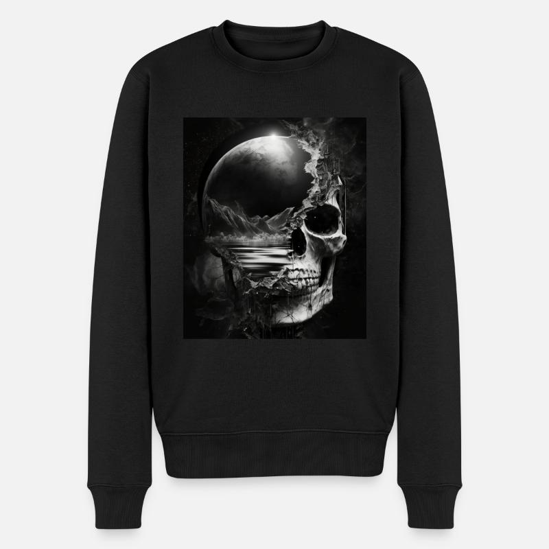 Crâne de Moonshine - Pull Premium bio Homme - noir