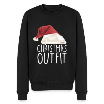 Tenue de Noël - Pull Premium bio Homme - noir - Devant - Nico (187cm)