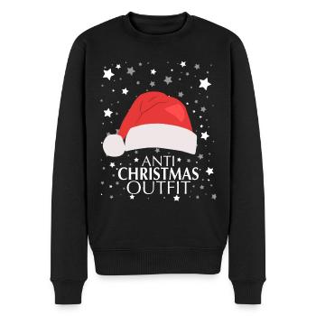 Tenue anti-Noël - Pull Premium bio Homme - noir - Devant - Nico (187cm)