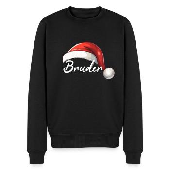 Bruder Elf - Männer Premium Bio Pullover - Schwarz - Vorne - Nico (187cm)