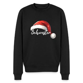 Schwester Elf - Männer Premium Bio Pullover - Schwarz - Vorne - Nico (187cm)