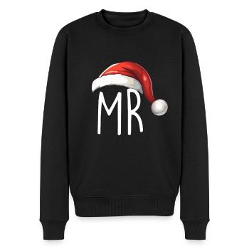 Partenaire MR & MRS Look - Pull Premium bio Homme - noir - Devant - Nico (187cm)