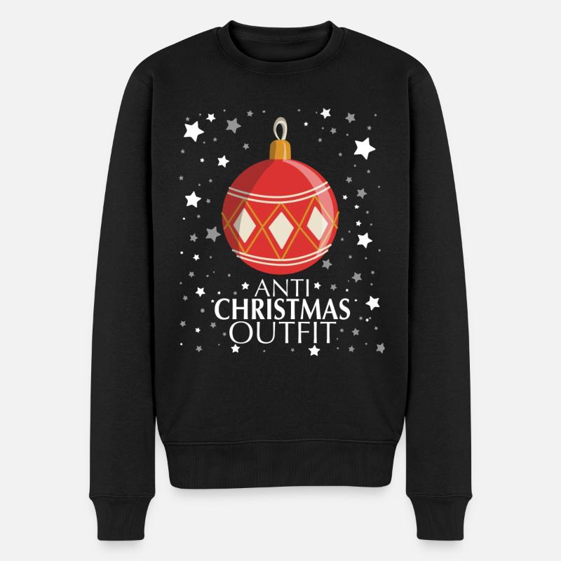 Anti Noël - Pull Premium bio Homme - noir