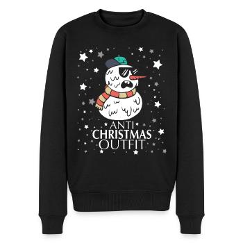 Anti Noël - Pull Premium bio Homme - noir - Devant - Nico (187cm)