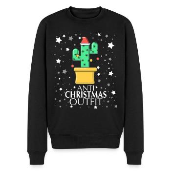 Tenue anti-Noël - Pull Premium bio Homme - noir - Devant - Nico (187cm)