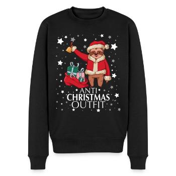 Tenue anti-Noël - Pull Premium bio Homme - noir - Devant - Nico (187cm)