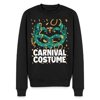 Karneval - Männer Premium Bio Pullover - Schwarz - Vorne - Nico (187cm)