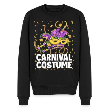 Karneval - Männer Premium Bio Pullover - Schwarz - Vorne - Nico (187cm)