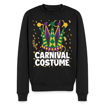 Karneval - Männer Premium Bio Pullover - Schwarz - Vorne - Nico (187cm)
