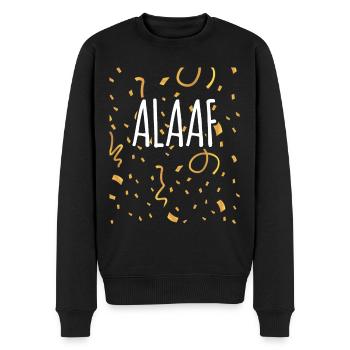 Karneval - Männer Premium Bio Pullover - Schwarz - Vorne - Nico (187cm)