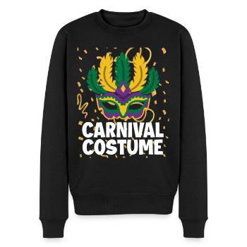Karneval - Männer Premium Bio Pullover - Schwarz - Vorne - Nico (187cm)