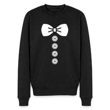 Cravate de costume - Pull Premium bio Homme - noir - Devant - Nico (187cm)