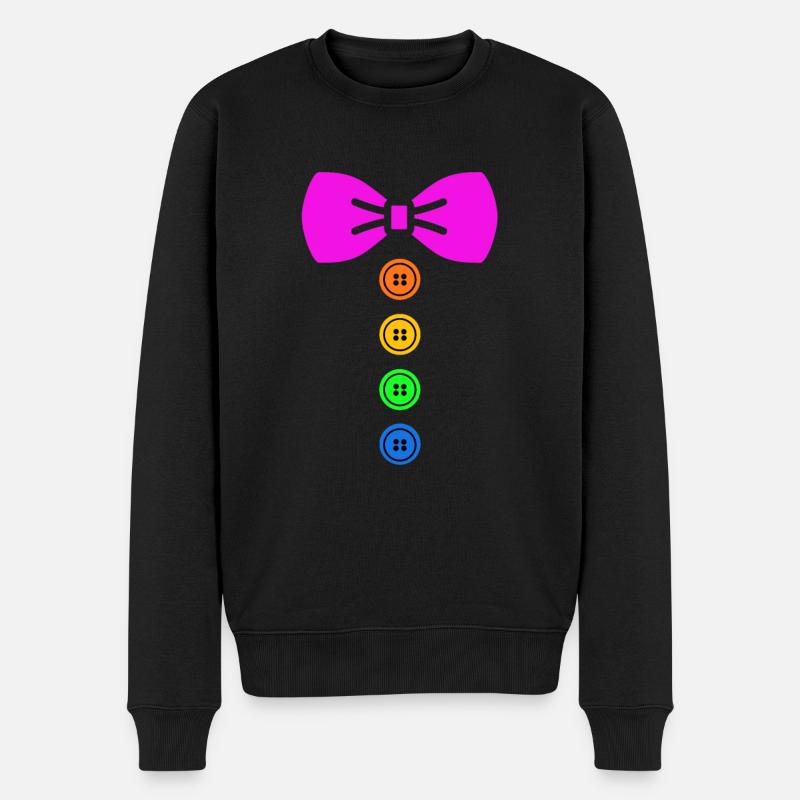 Karneval - Männer Premium Bio Pullover - Schwarz