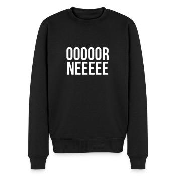 Karneval - Männer Premium Bio Pullover - Schwarz - Vorne - Nico (187cm)