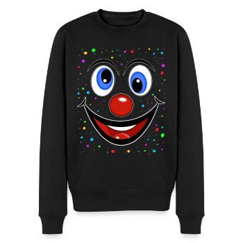 Clown - Pull Premium bio Homme - noir - Devant - Nico (187cm)