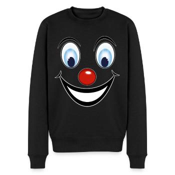 Clown - Pull Premium bio Homme - noir - Devant - Nico (187cm)