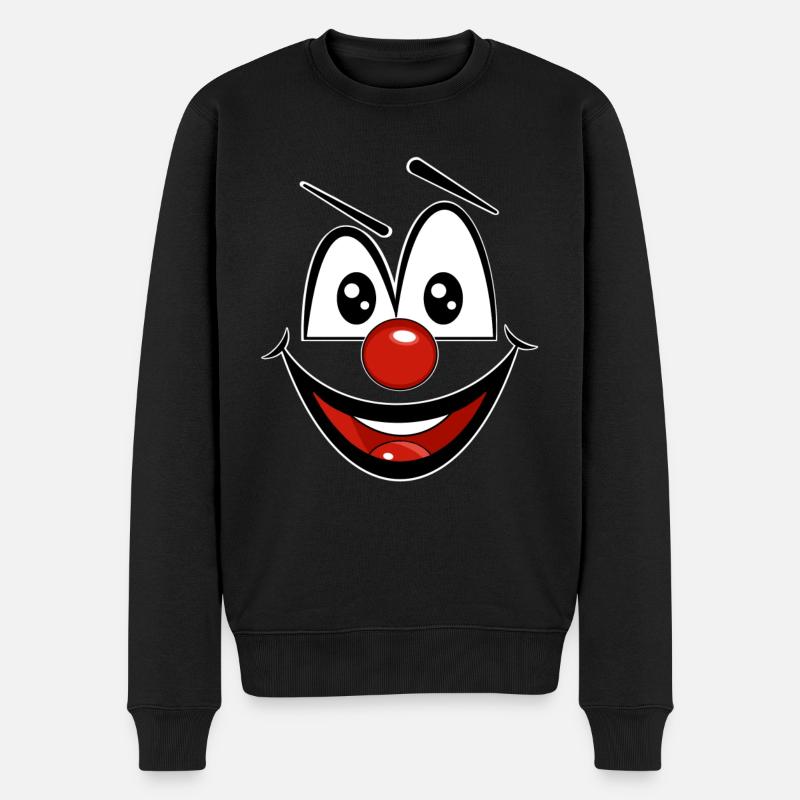 Clown - Pull Premium bio Homme - noir