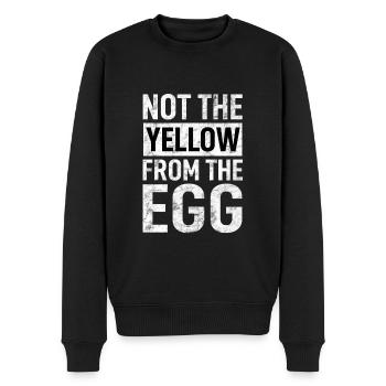 Denglisch - Männer Premium Bio Pullover - Schwarz - Vorne - Nico (187cm)