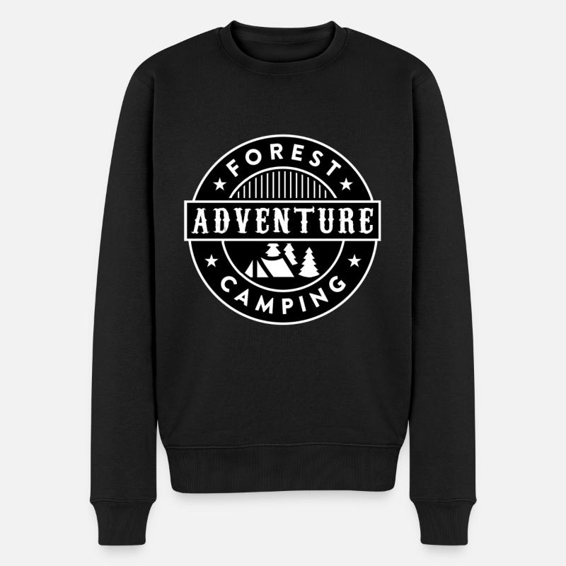 camping - Pull Premium bio Homme - noir