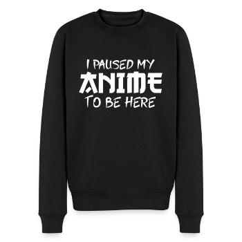 Anime - Pull Premium bio Homme - noir - Devant - Nico (187cm)
