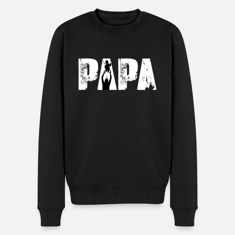 Fête des pères - Pull Premium bio Homme - noir