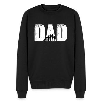 Fête des pères - Pull Premium bio Homme - noir - Devant - Nico (187cm)
