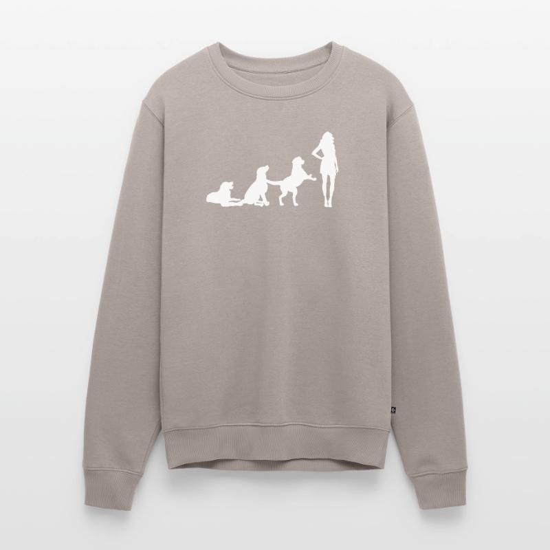 Dog Evolution Dogs Gassi Development Human Men's Premium Organic Jumper
